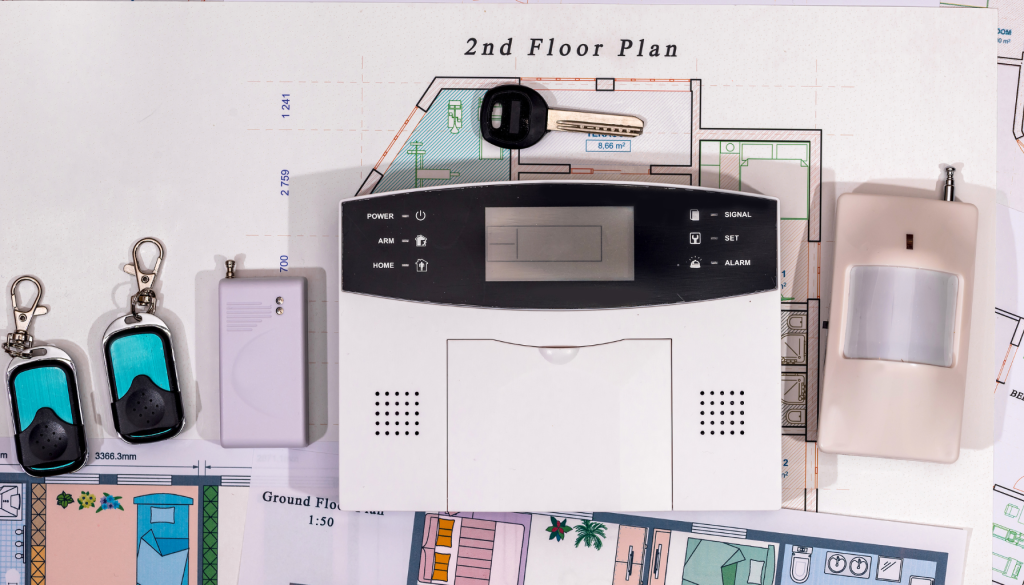 Ensemble des objets de sécurité pour la maison